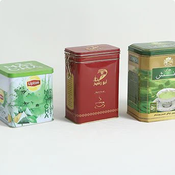 Prostokątne blaszane pudełko